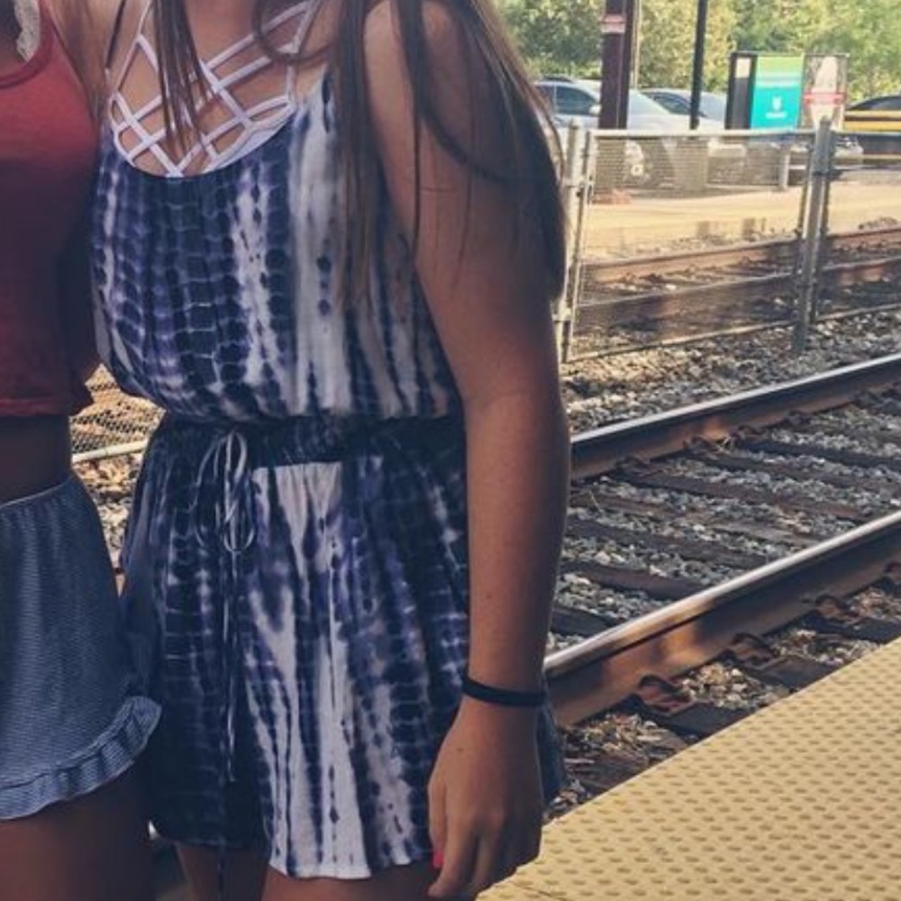 Love Lucy Love Tie Dye Romper